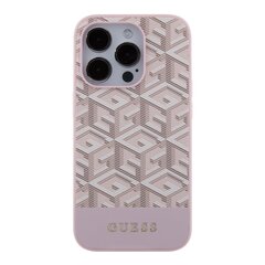 Guess PU G Cube MagSafe Case for iPhone 15 Pro Max Pink цена и информация | Чехлы для телефонов | 220.lv