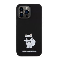 Karl Lagerfeld Liquid Silicone Choupette NFT Case for iPhone 15 Pro Black цена и информация | Чехлы для телефонов | 220.lv