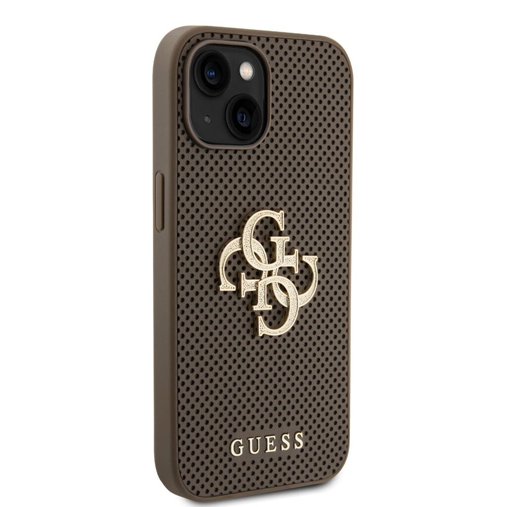 Guess PU Perforated 4G Glitter Metal Logo cena un informācija | Telefonu vāciņi, maciņi | 220.lv