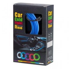 LED apgaismojums automašīnai Car Cold Light Line, 5 m, zils cena un informācija | Auto spuldzes | 220.lv
