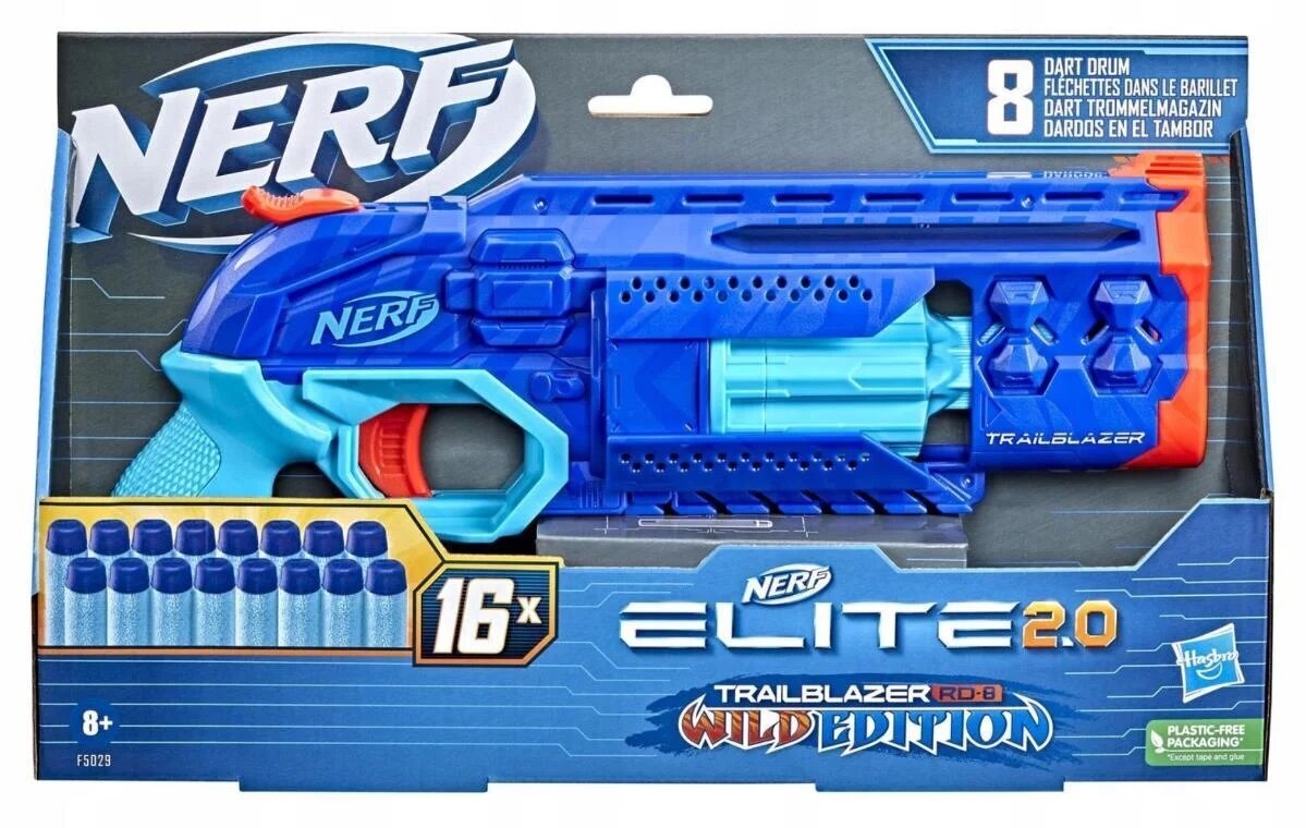 Rotaļu ierocis Nerf Elite 2.0 Trailblazer RD-8 cena un informācija | Rotaļlietas zēniem | 220.lv