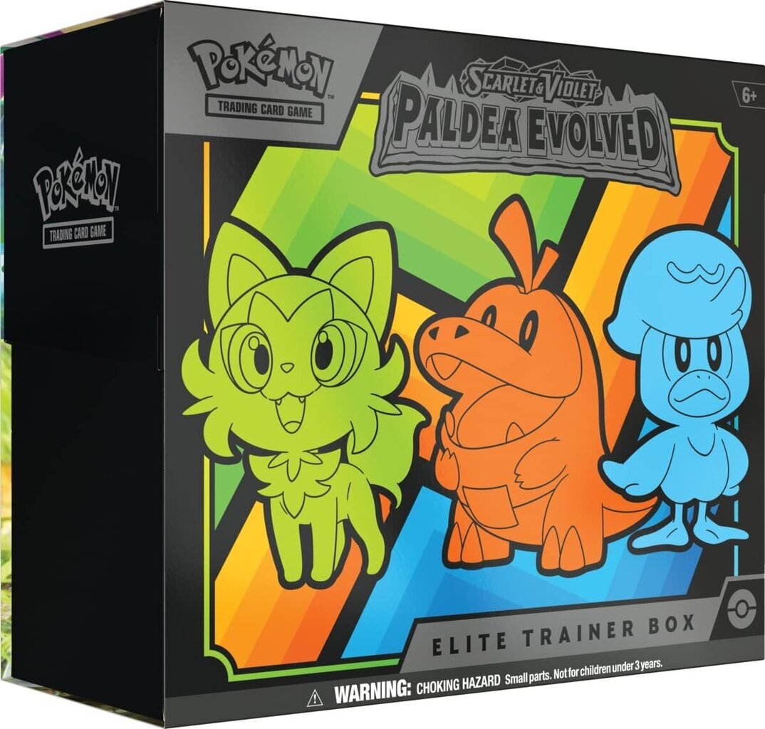 Kārtis Pokemon Paldea Evolved Elite Trainer Box цена | 220.lv