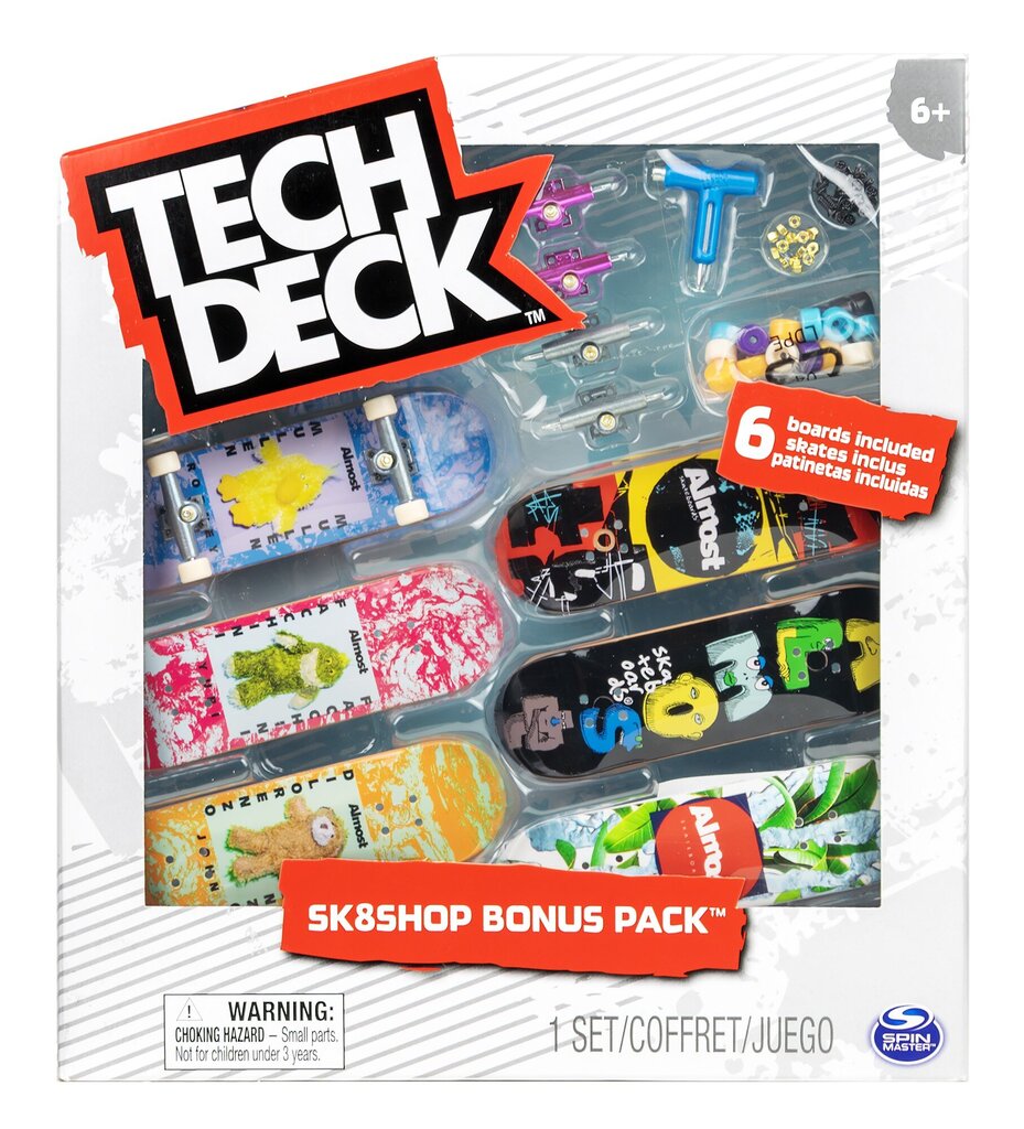 Skrituļdēlu komplekts Spin Master Tech Deck Bonus Pack цена и информация | Rotaļlietas zēniem | 220.lv