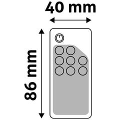 LED lentes kontrolieris ar RF tālvadības pulti Avide cena un informācija | LED lentes | 220.lv