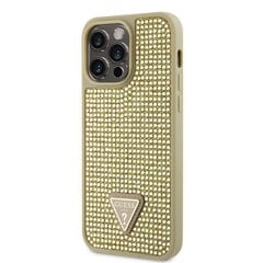 Guess Rhinestones Triangle Metal Logo Case for iPhone 15 Pro Max Purple цена и информация | Чехлы для телефонов | 220.lv