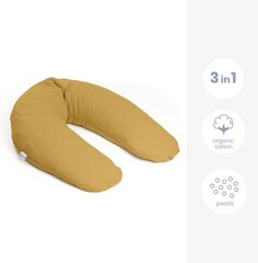 Подушка для кормления Doomoo Comfy Big Tetra Ocre, желтый цвет, 190 см цена и информация | Подушки для беременных и кормящих | 220.lv