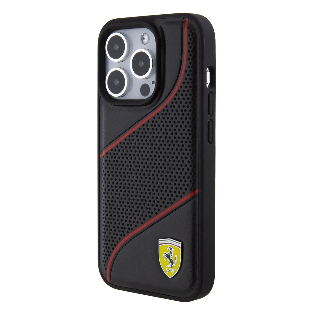 Ferrari PU Leather Perforated Slanted Line cena un informācija | Telefonu vāciņi, maciņi | 220.lv