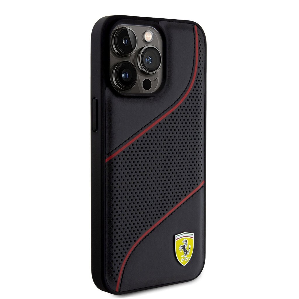 Ferrari PU Leather Perforated Slanted Line cena un informācija | Telefonu vāciņi, maciņi | 220.lv