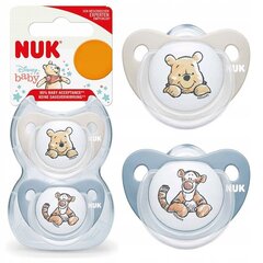 Соски NUK Disney 0-6 месяцев, 2 шт. цена и информация | Пустышки | 220.lv