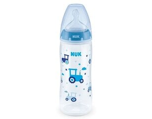 Pudele ar temperatūras mērītāju Nuk, 6-18 mēneši, 360 ml цена и информация | Бутылочки и аксессуары | 220.lv