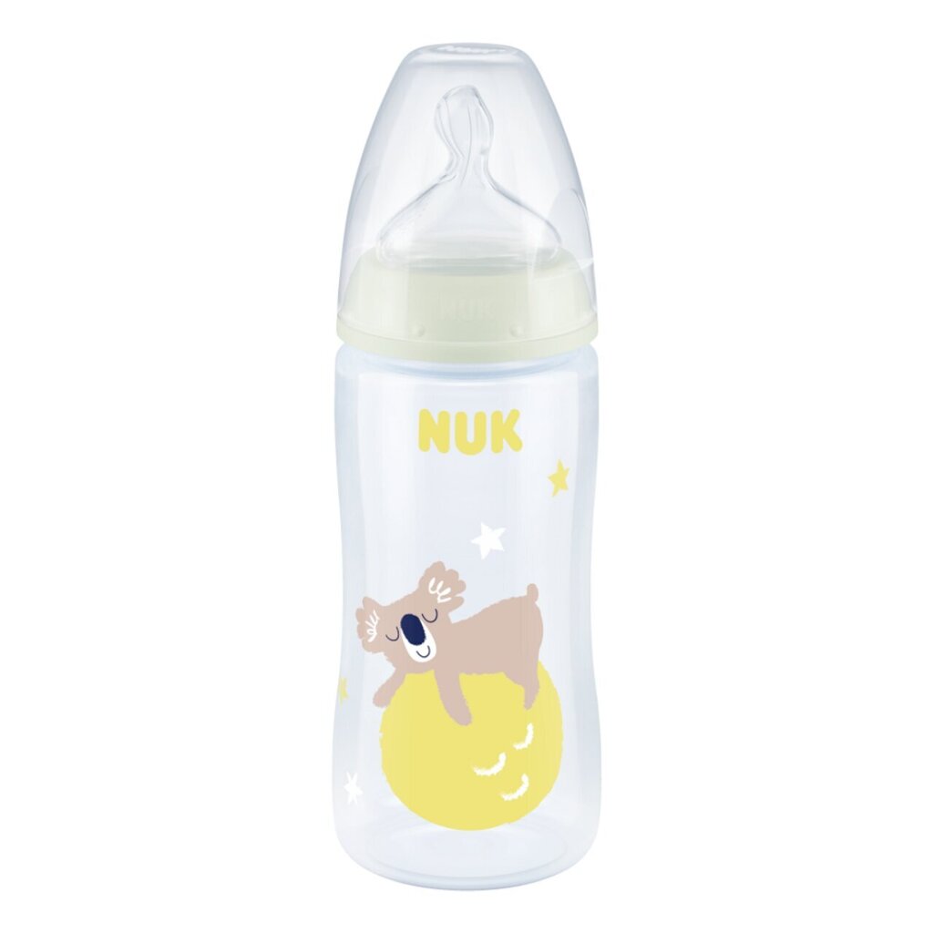 Pudelīte Nuk First Choice Plus, 6-18 mēneši, 300 ml цена и информация | Bērnu pudelītes un to aksesuāri | 220.lv