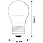 LED spuldze Avide 6.5W G45 E27 4000K, 1 gab. cena un informācija | Spuldzes | 220.lv