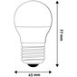 LED spuldze Avide 6.5W G45 E27 6400K, 1 gab. цена и информация | Spuldzes | 220.lv