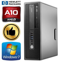 Prece ar bojājumu. HP 705 G2 SFF A10 PRO-8750B 8GB 480SSD+2TB WIN7Pro [refurbished] cena un informācija | Preces ar bojājumiem | 220.lv