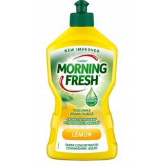 Trauku mazgāšanas līdzeklis Morning Fresh Lemon, 450ml, citrona aromāts цена и информация | Средства для мытья посуды | 220.lv