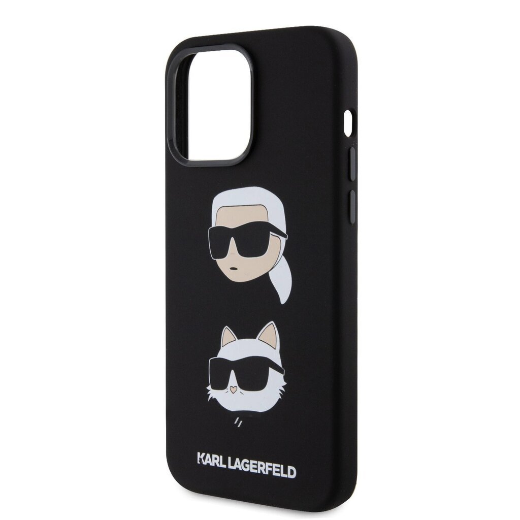 Karl Lagerfeld Liquid Silicone Karl and Choupette Heads cena un informācija | Telefonu vāciņi, maciņi | 220.lv