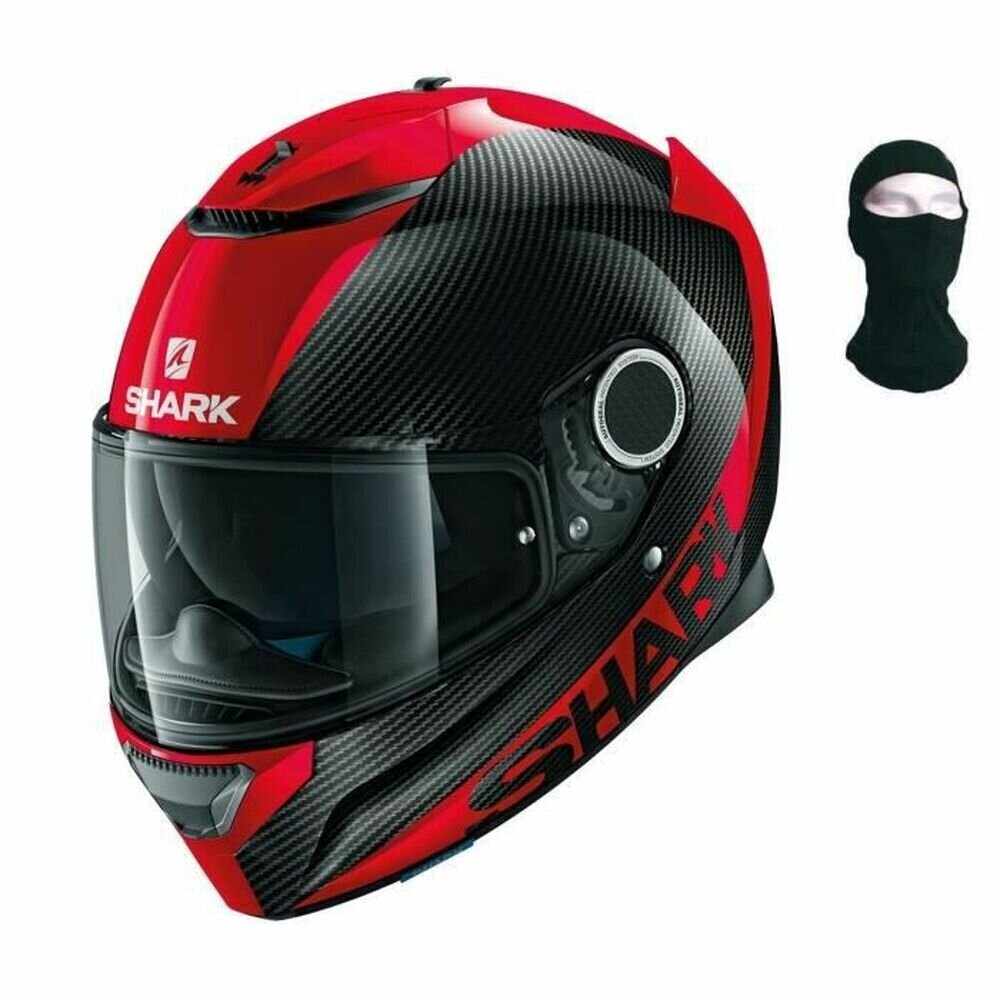 Pilna sejas ķivere Shark Helmets Spartan Red Black Motorcycle cena un informācija | Moto ķiveres | 220.lv