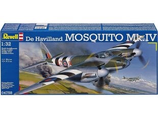 Сборная пластиковая модель. Revell - De Havilland Mosquito Mk.IV, 1/32, 04758 цена и информация | Конструкторы и кубики | 220.lv