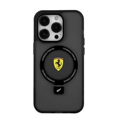 Ferrari Ring Stand MagSafe Case for iPhone 15 Pro Max Black цена и информация | Чехлы для телефонов | 220.lv