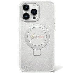 Guess IML Ring Stand Glitter MagSafe Case for iPhone 15 Plus Transparent цена и информация | Чехлы для телефонов | 220.lv