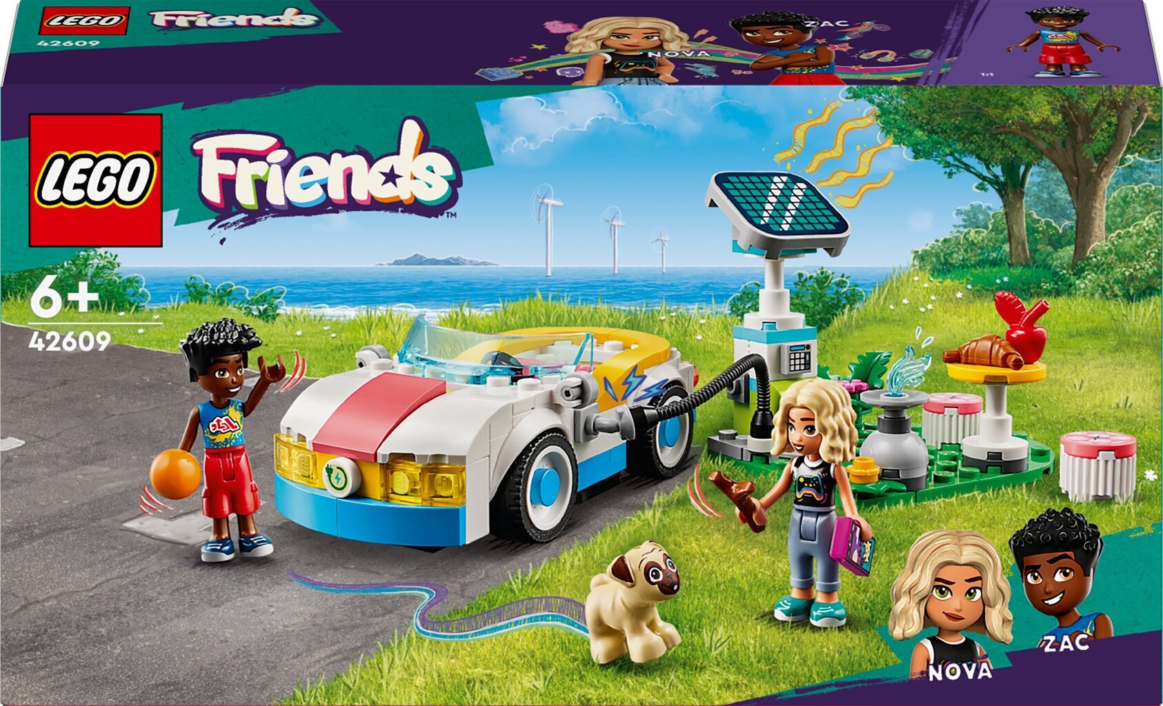 42609 LEGO® Friends Электромобиль и зарядная станция цена | 220.lv