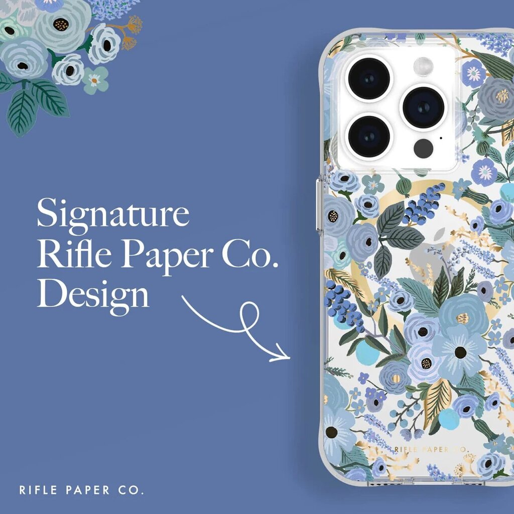 Case Mate Rifle Party Co. Garden Party Blue цена и информация | Telefonu vāciņi, maciņi | 220.lv