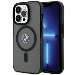 BMW BMHMP15LDSLK iPhone 15 Pro 6.1" czarny|black hardcase IML Signature MagSafe цена и информация | Чехлы для телефонов | 220.lv