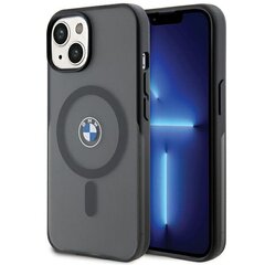 BMW BMHMP15SDSLK iPhone 15 6.1" czarny|black hardcase IML Signature MagSafe цена и информация | Чехлы для телефонов | 220.lv
