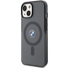 BMW BMHMP15SDSLK iPhone 15 6.1" czarny|black hardcase IML Signature MagSafe цена и информация | Чехлы для телефонов | 220.lv