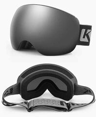 Лыжные очки Kutook, черные цена и информация | Лыжные очки | 220.lv