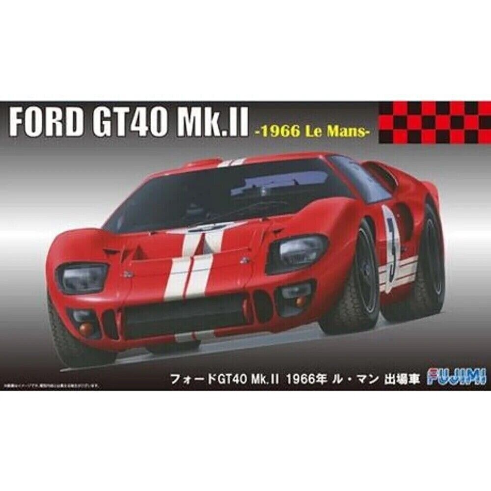 Līmējamais modelis Fujimi RS-51 Ford GT40 `66 LeMans 26067 1/24 cena un informācija | Līmējamie modeļi | 220.lv