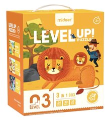 MiDeer Level UP набор из 3-х пазлов  "Среда обитания", уровень 3 цена и информация | Пазлы | 220.lv