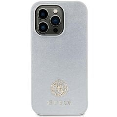 Guess GUHCP15SPS4DGPS iPhone 15 6.1" srebrny|silver hardcase Strass Metal Logo цена и информация | Чехлы для телефонов | 220.lv