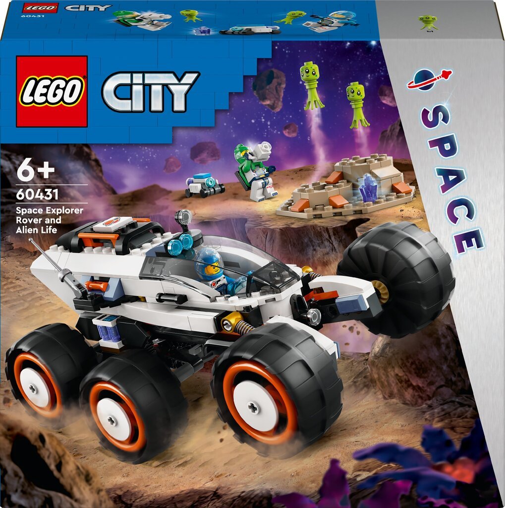 60431 LEGO® City Kosmosa izpētes transportlīdzeklis un citplanētieši цена |  220.lv