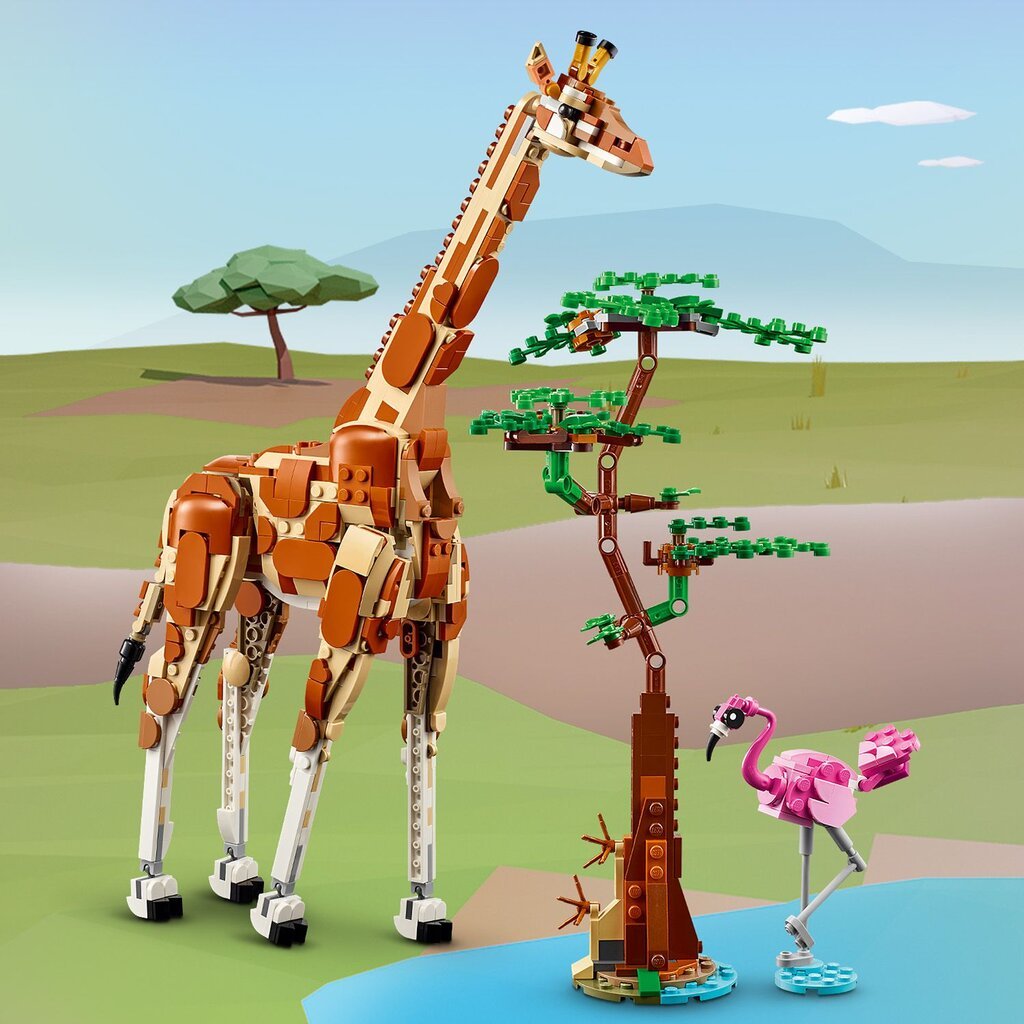 31150 LEGO® Creator Savvaļas safari dzīvnieki cena un informācija | Konstruktori | 220.lv