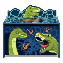 Rotaļlietu uzglabāšanas kaste Dinozauri, 60x36x53 cm cena un informācija | Veļas grozi un mantu uzglabāšanas kastes | 220.lv