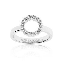 Sif Jakobs Серебряное минималистичное кольцо с фианитами Biella SJ-R337-CZ цена и информация | Кольца | 220.lv