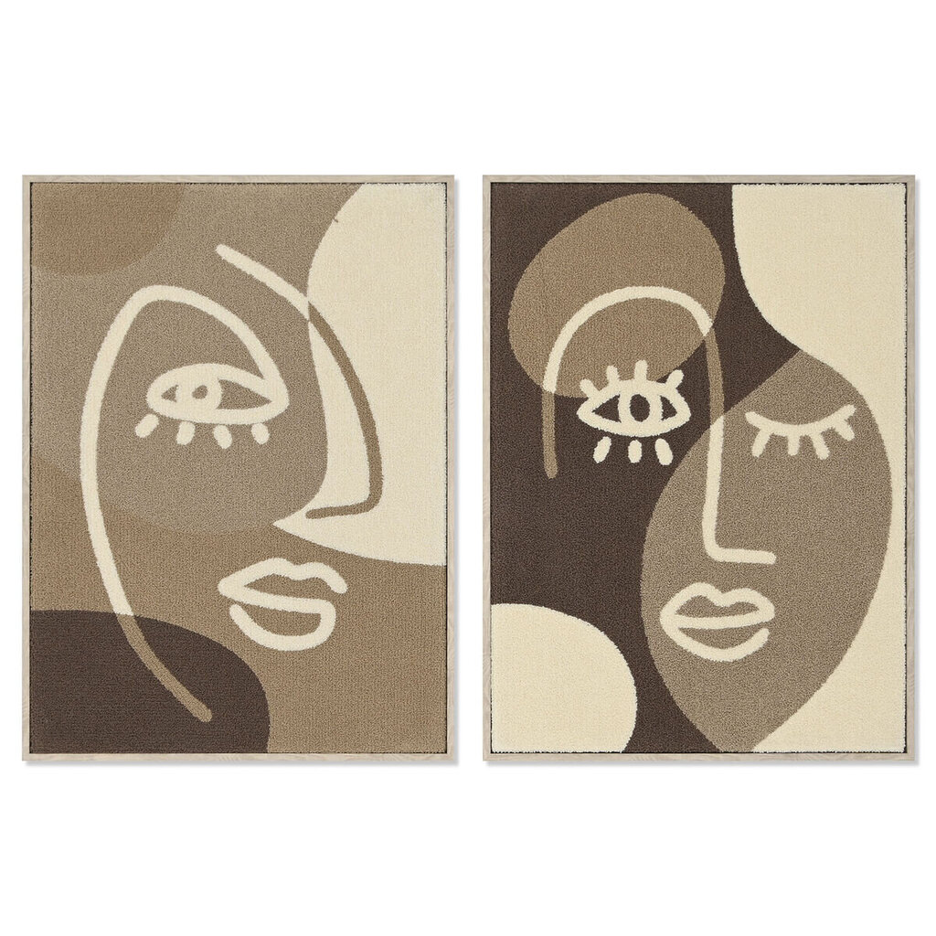 Divu daļu Glezna Home Esprit Abstrakts cena un informācija | Gleznas | 220.lv