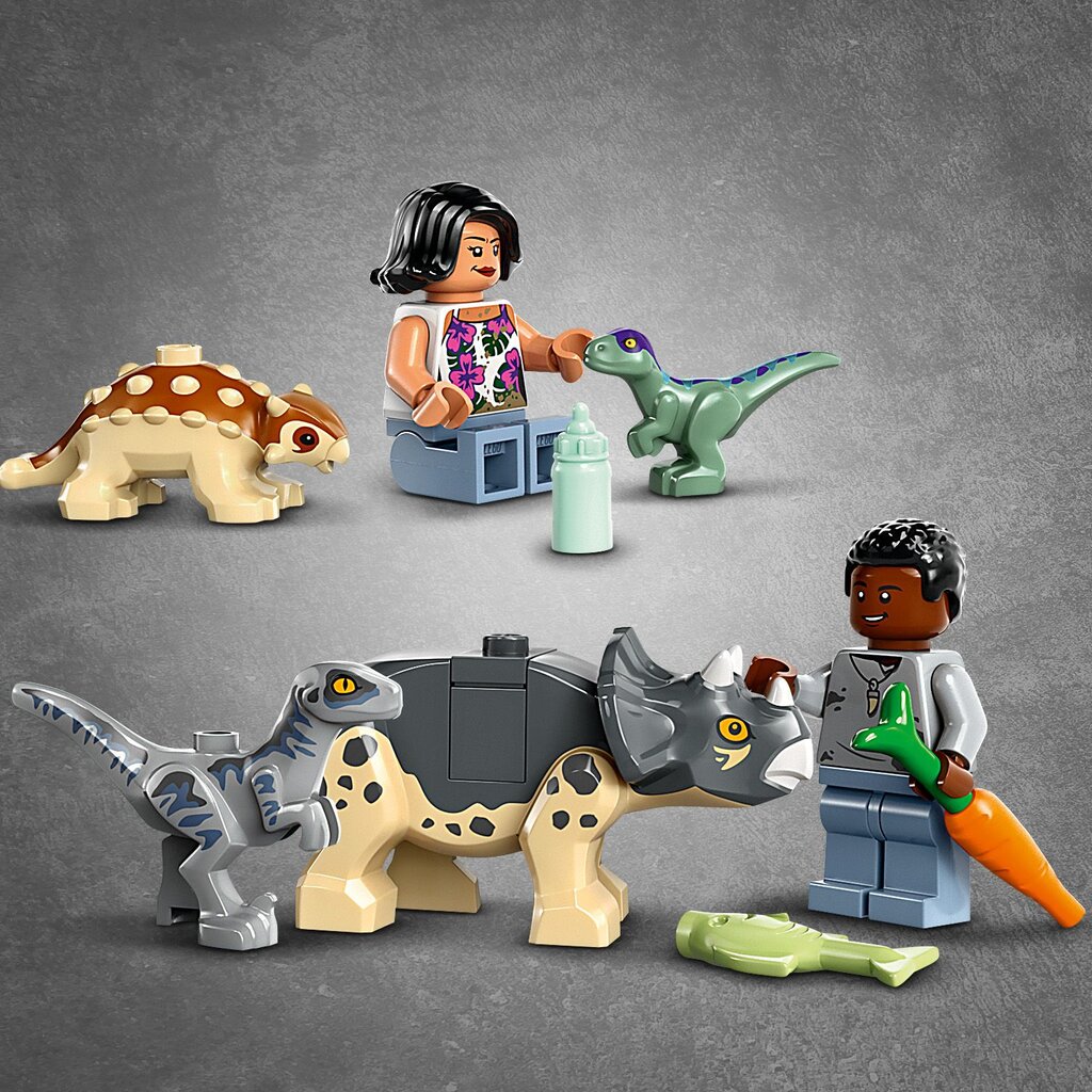 76963 LEGO® Jurassic World Dinozauru glābšanas centrs cena un informācija | Konstruktori | 220.lv