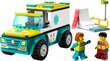 60403 LEGO® City Ātrās palīdzības mašīna un snovbordists цена и информация | Konstruktori | 220.lv