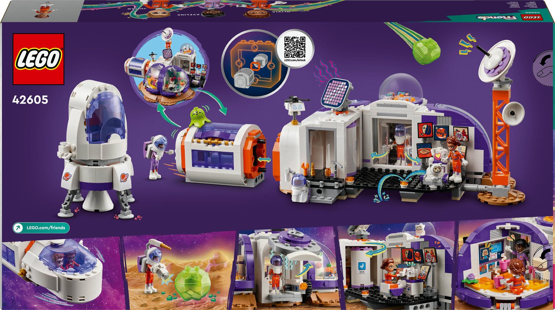 42605 LEGO® Friends Marsa kosmosa bāze un raķete цена и информация | Konstruktori | 220.lv