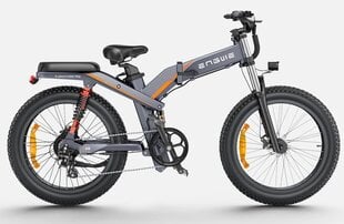 Elektriskais velosipēds Engine Pro X24 24", pelēks цена и информация | Электровелосипеды | 220.lv
