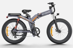 Elektriskais velosipēds Engine Pro X24 24", pelēks cena un informācija | Elektrovelosipēdi | 220.lv