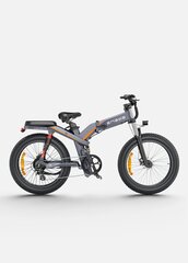 Elektriskais velosipēds Elephant X24, pelēks цена и информация | Электровелосипеды | 220.lv