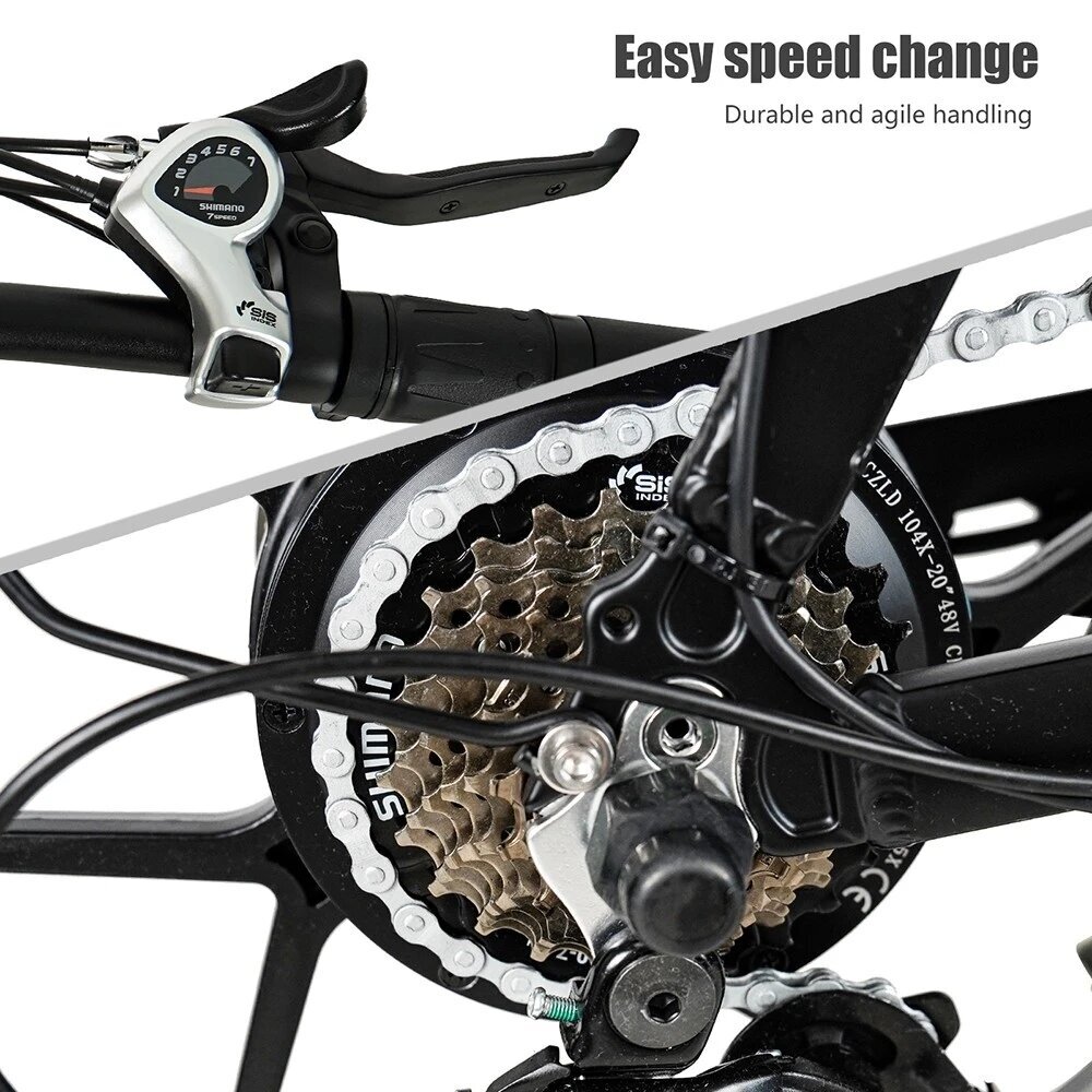 Elektriskais velosipēds Cmacwheel Y20, melns cena un informācija | Elektrovelosipēdi | 220.lv