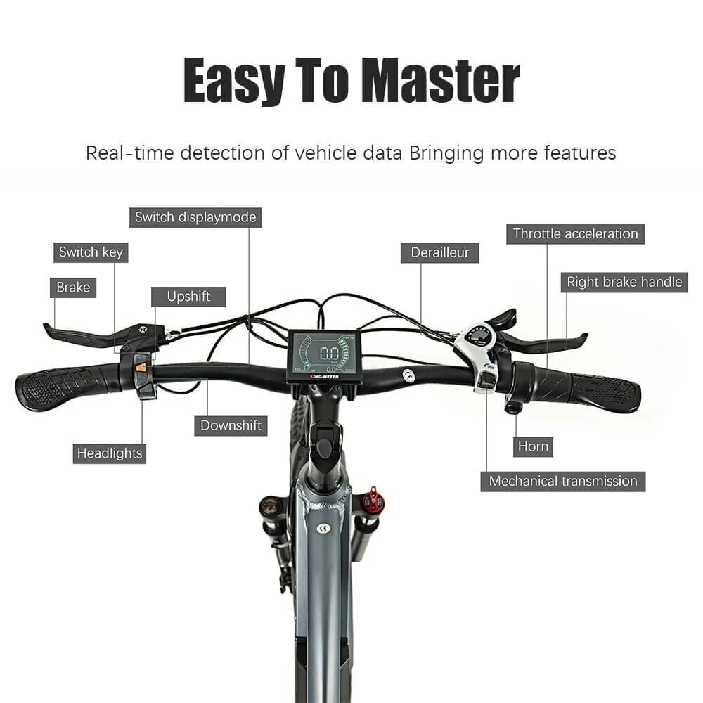 Elektriskais velosipēds Cmacwheel J26, pelēks цена и информация | Elektrovelosipēdi | 220.lv