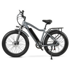 Электровелосипед Cmacewheel J26, 26", серый, 750 Вт, 17 Ач цена и информация | Электровелосипеды | 220.lv