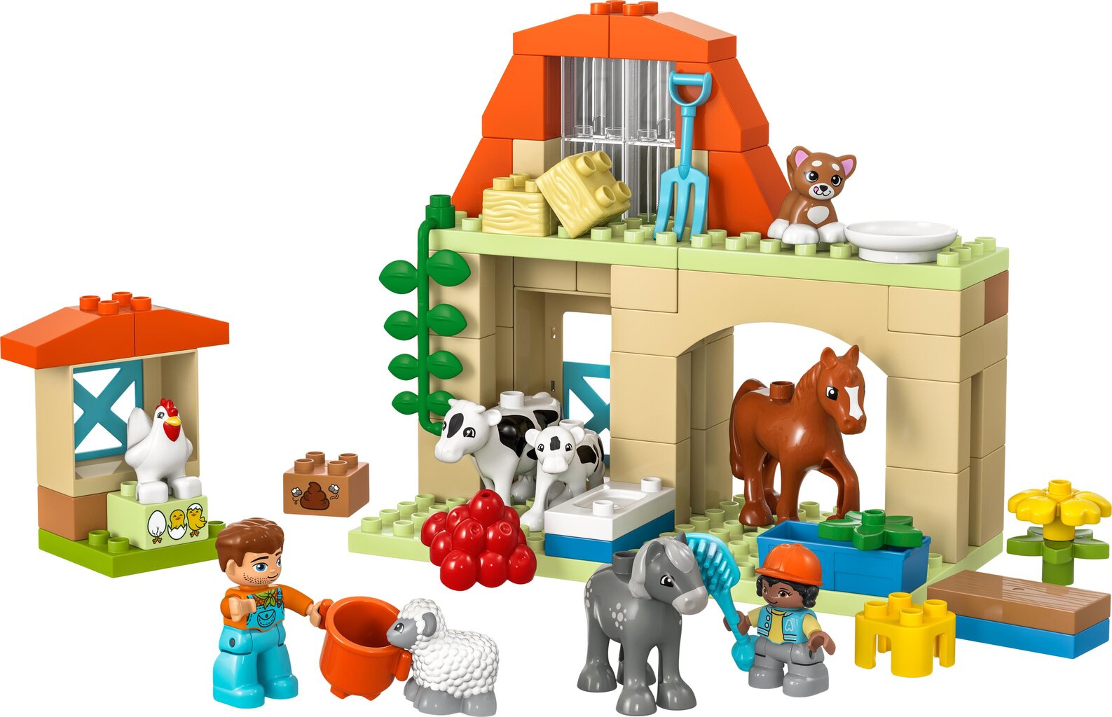 10416 LEGO® DUPLO Dzīvnieku aprūpe fermā cena un informācija | Konstruktori | 220.lv