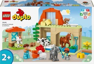 10416 LEGO® DUPLO Dzīvnieku aprūpe fermā cena un informācija | Konstruktori | 220.lv