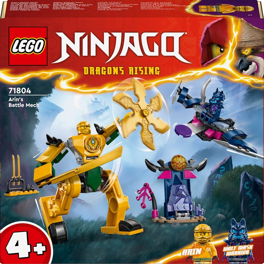 71804 LEGO® Ninjago Arin cīņu robots цена и информация | Konstruktori | 220.lv